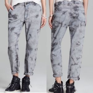 L'agence La'T Grey Tie Dye Boyfriend Pants 25